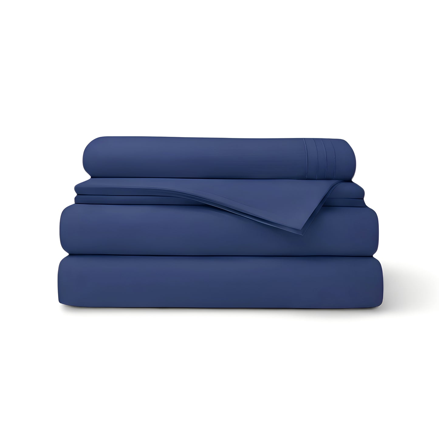 Navy Blue microfiber sheet set