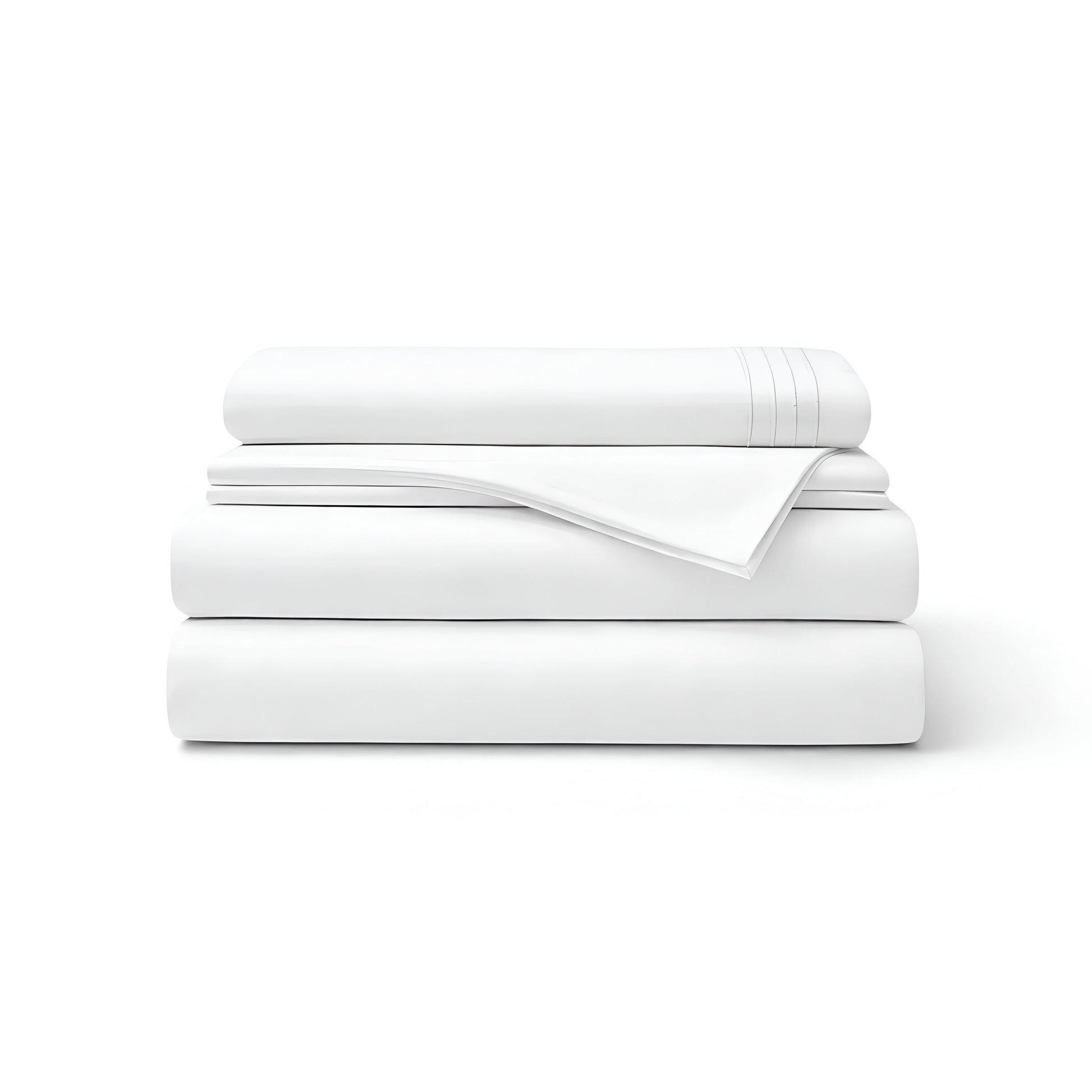 White microfiber sheet set 