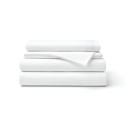 White microfiber sheet set 