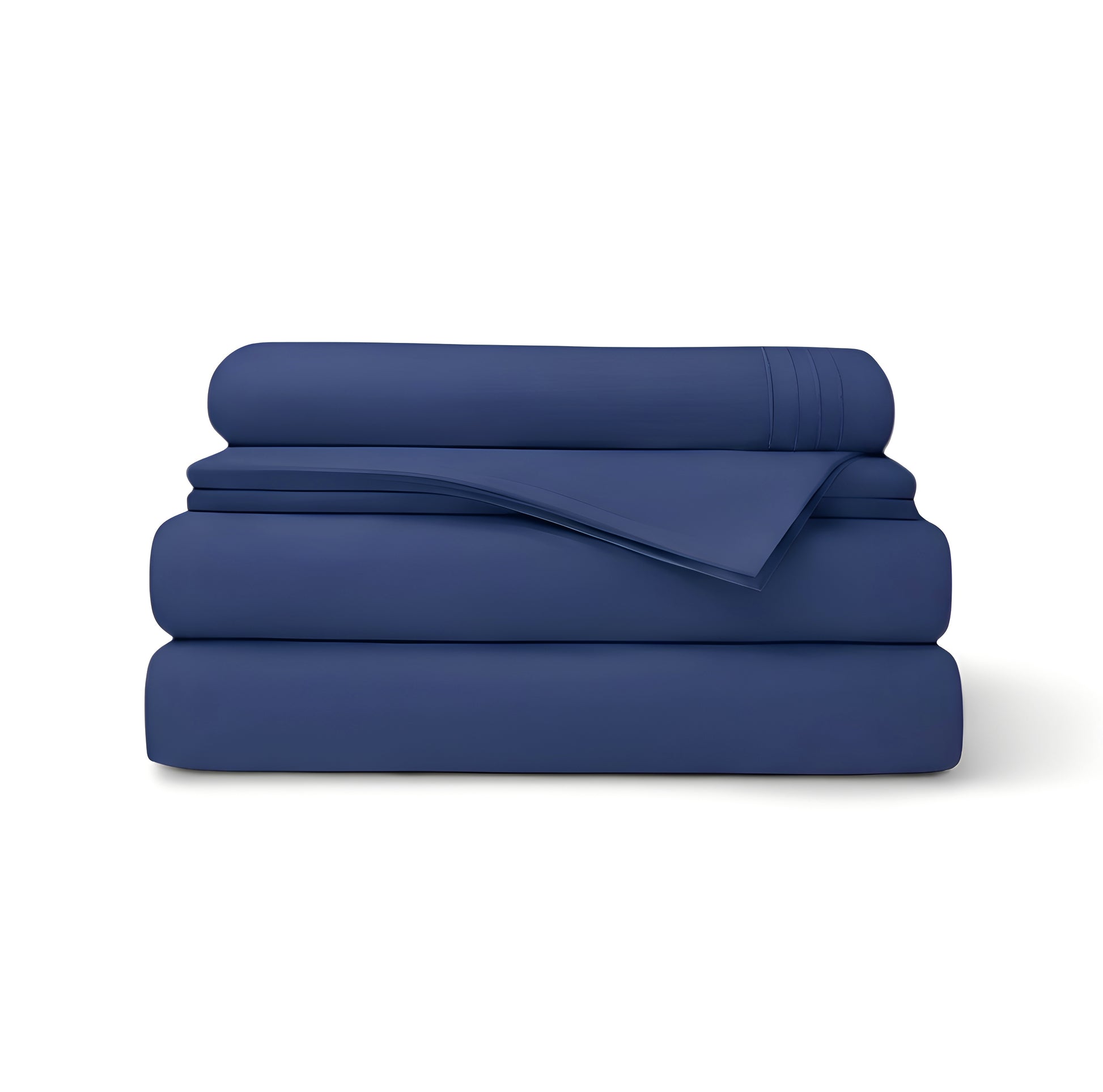 Navy Blue microfiber sheet set 