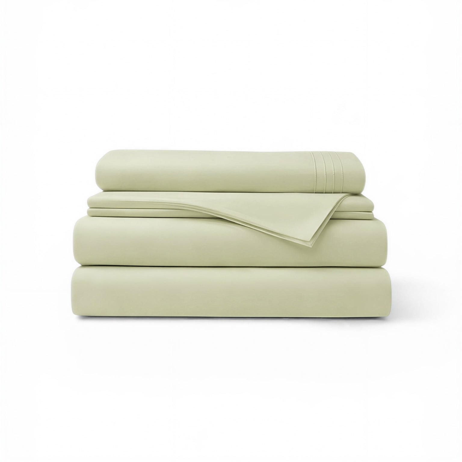 Green microfiber sheet set 