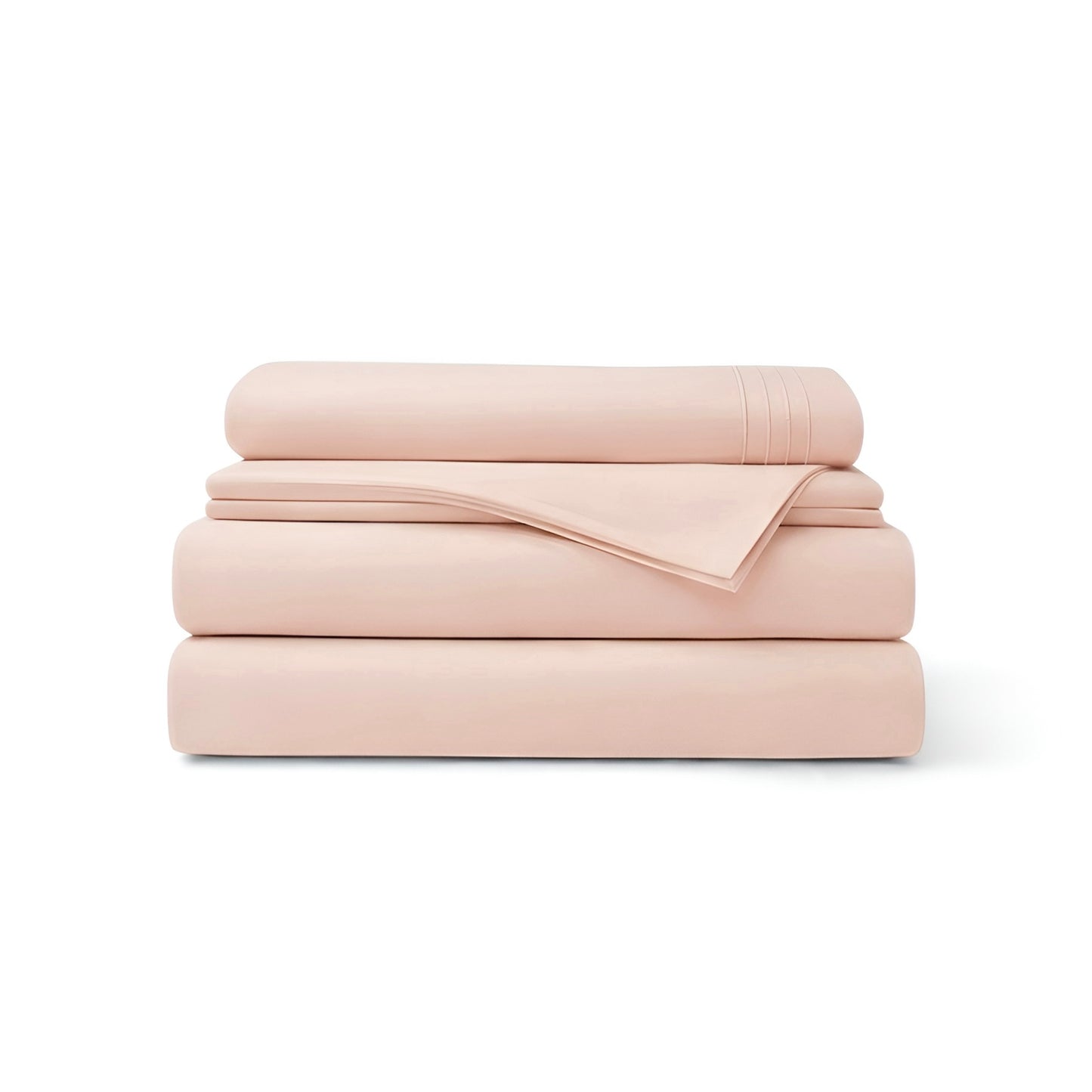 Pink microfiber sheet set 